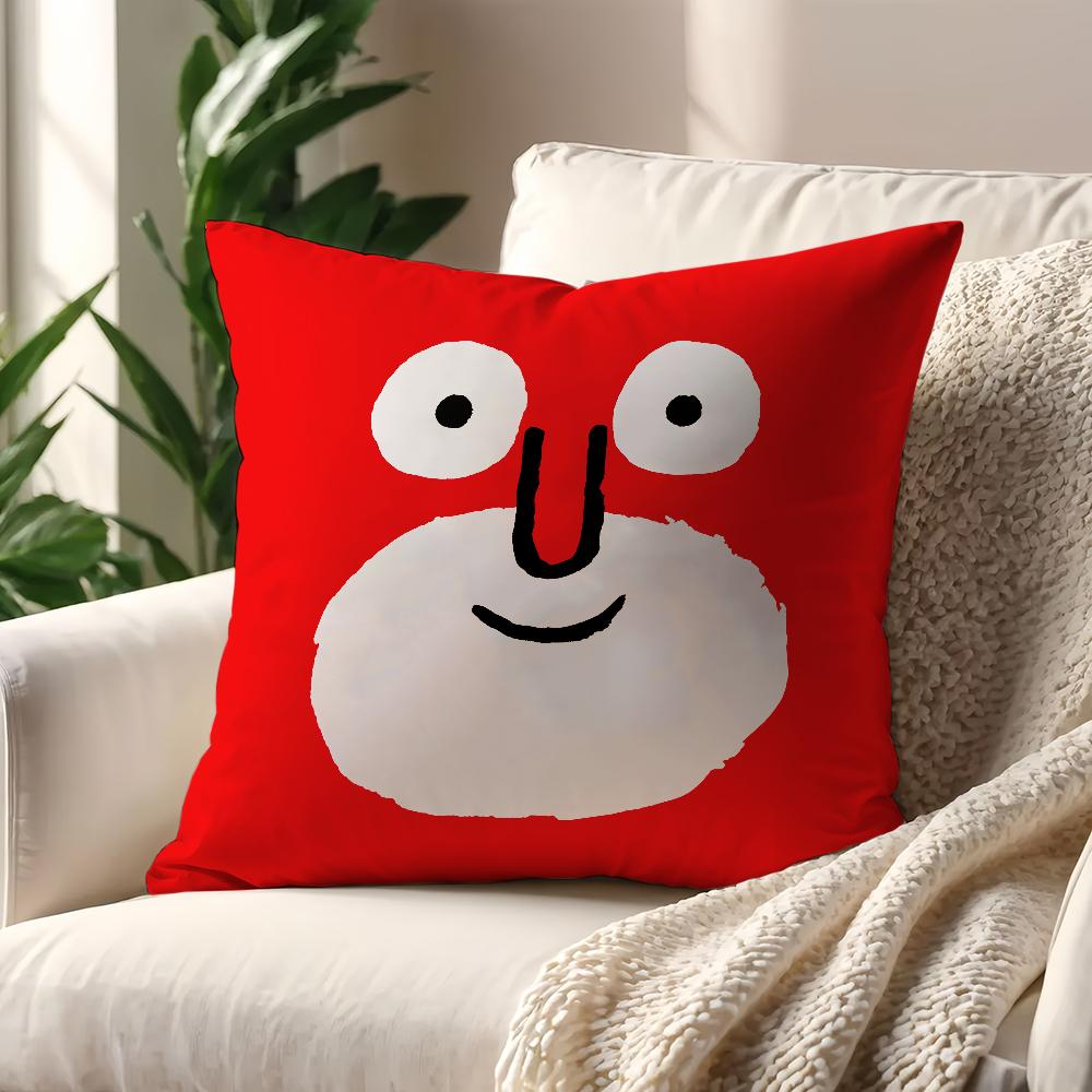 Искусство Жан-Жан Жюльен Милая наволочка Подушка Диван Принт Декор Комната Дом Офис Кофейня Автомобиль Скандинавская Простота