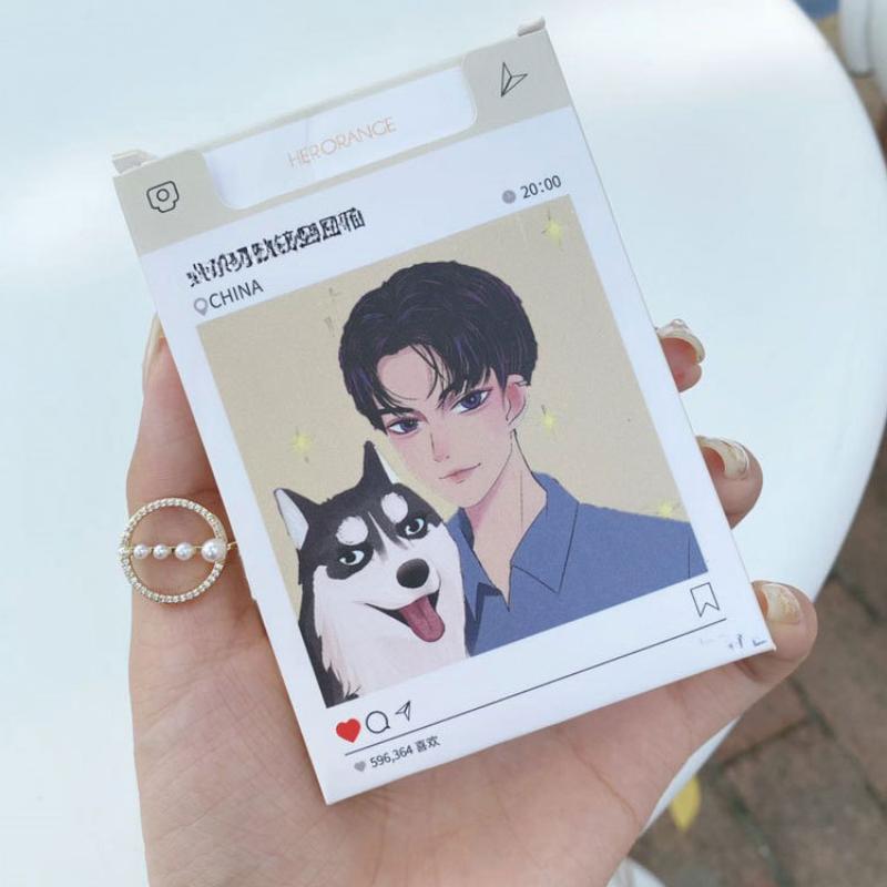 HER ORANGE ~ 5-Pack Набор глазури для губ Живопись Серия Smoke Box Набор помад для губ Зеркальная матовая грязь для губ Глазурь для губ