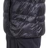 The North Face Light Heat Size O Men's Hoodie, Water-Repellent, Warm, Cold-Weather, Lightweight, Anti-Static, Black,