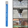 10pcs Brazed Diamonds Tile Drill Bit Set Quick Changes Round Shank for Ceramic Porcelain Stone Granite Marble Dry Drill