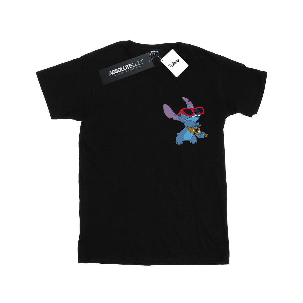 Disney Mens Lilo And Stitch Guitar T-Shirt