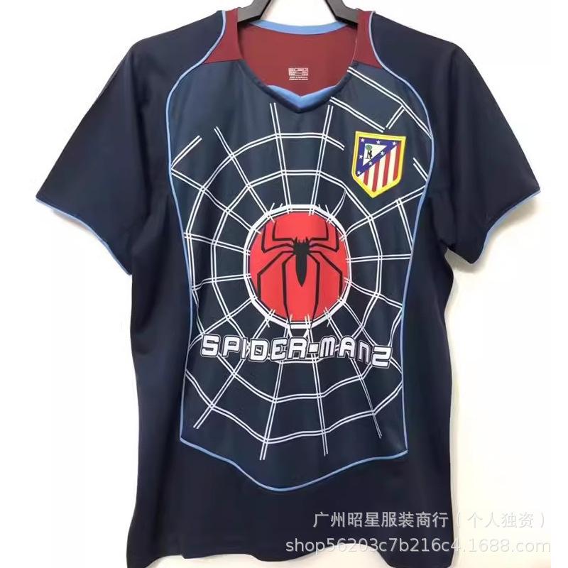 Vintage football jersey 0405 season Atletico Madrid LFC98 France 06 France 0708 Manchester United football jersey with print