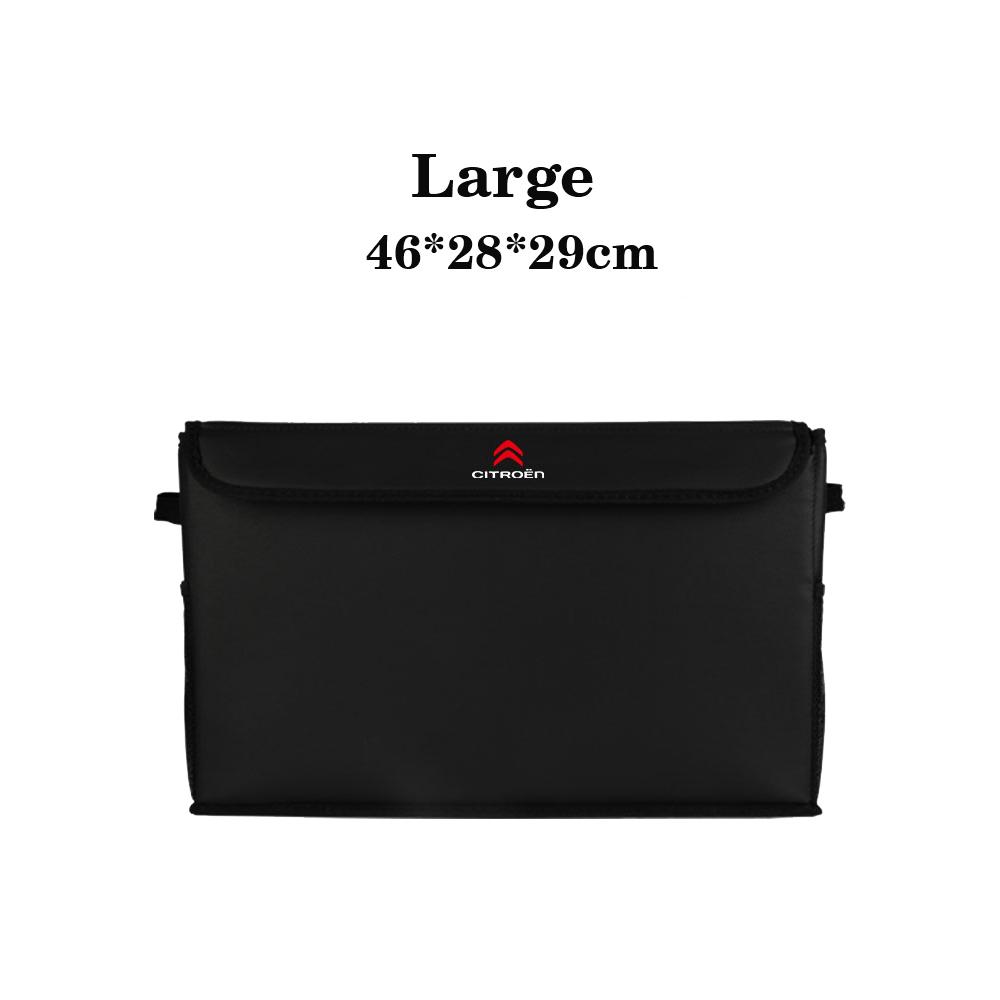 New Car Trunk Storage Box Foldable PU Leather Car Storage Box For Citroen C1 C2 C3 C4 Grand Picasso C4L C5 Berlingo DS Xsara C6