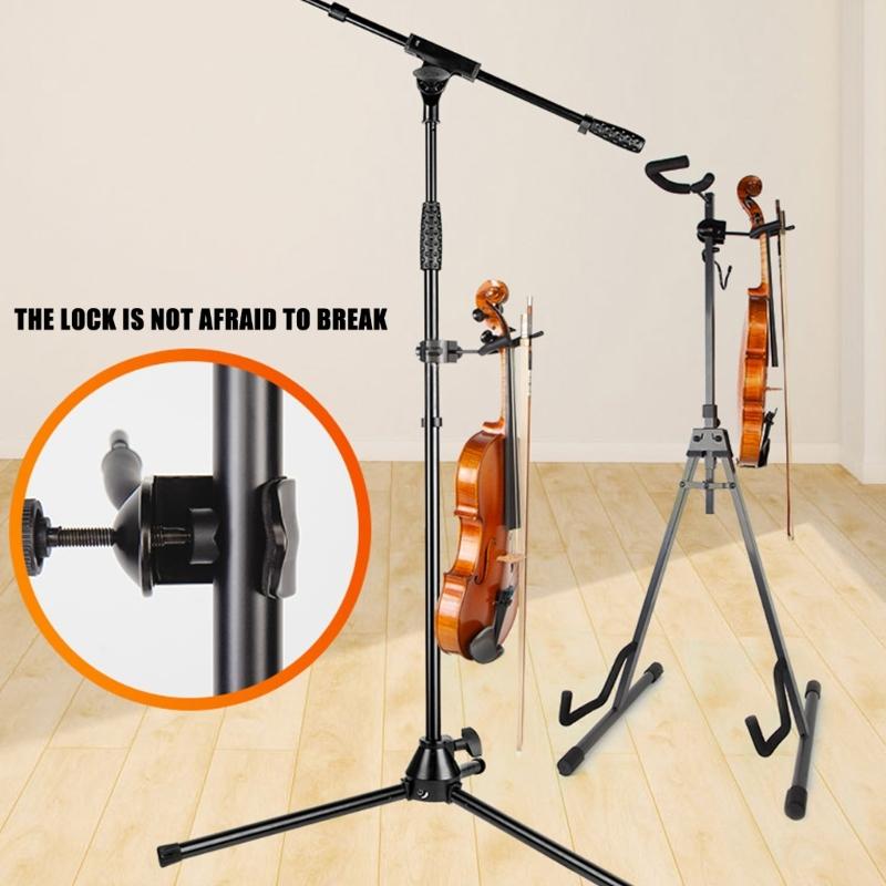 Violin Holder Hook Microphone Or Sheet Music Stand Violin Holder Violin Viola Hanger for Music Stand Violin Viola Hook