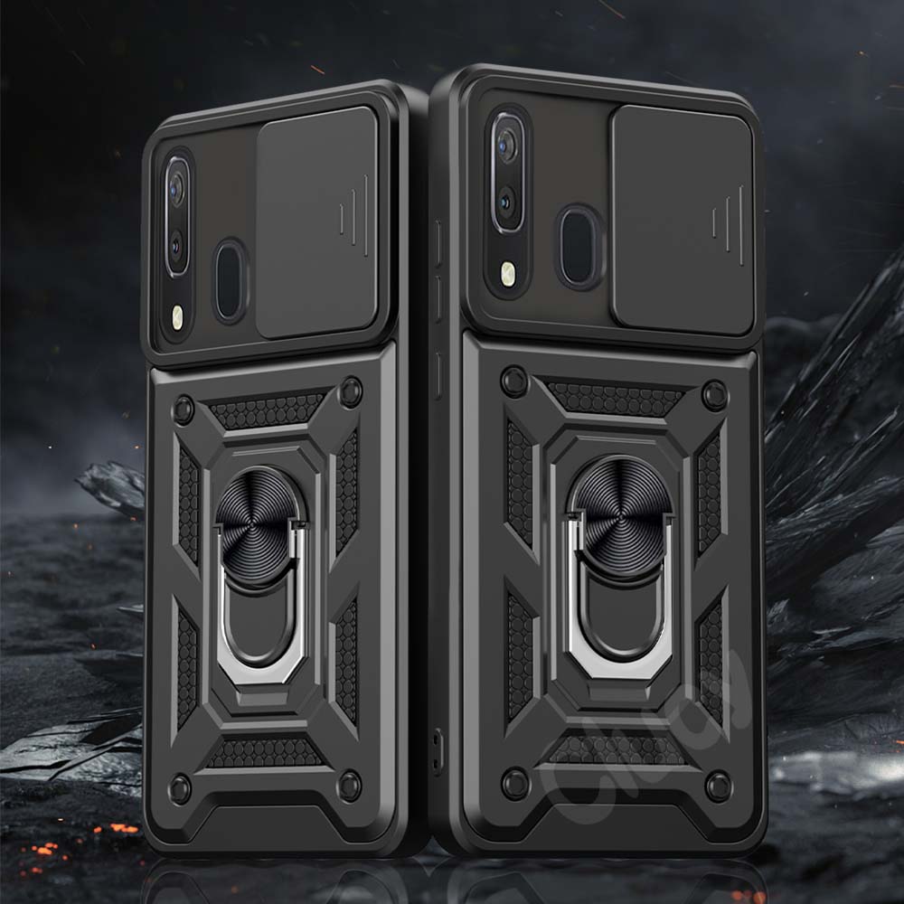 Противоударный бронированный чехол для Samsung Galaxy A50 A30 A20 A73 A72 A53 A33 A13 A21S A31 A32 A22 автомобильный магнитный держатель защитное кольцо