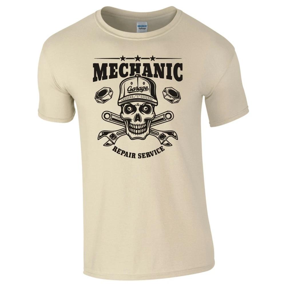 Mechanic Repair Service Skull Wrenches Tshirt