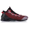 Li Ning Wrap Court Shock Absorption Mid-Top Basketball Shoes Unisex Sneaker Black Red ABPN007-4