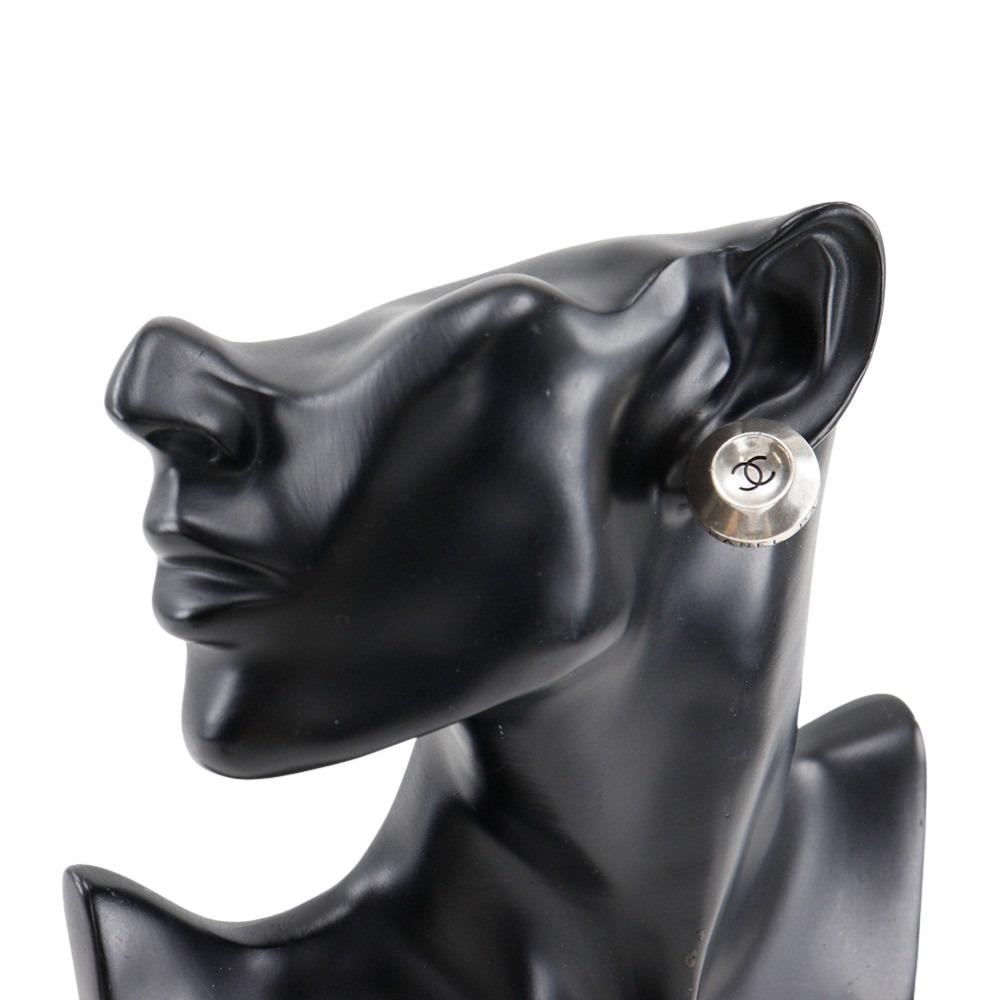 Chanel Серьга COCO Mark Серебристый металлик 19,1 г Женская Б/У