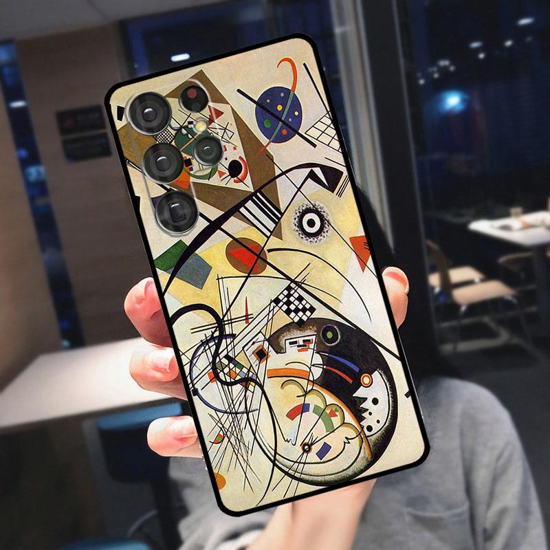 Wassily Kandinsky Abstract Case For Samsung Galaxy S22 S23 Ultra S21 S20 FE S9 S10 Note 10 Plus Note 20 Ultra Cover
