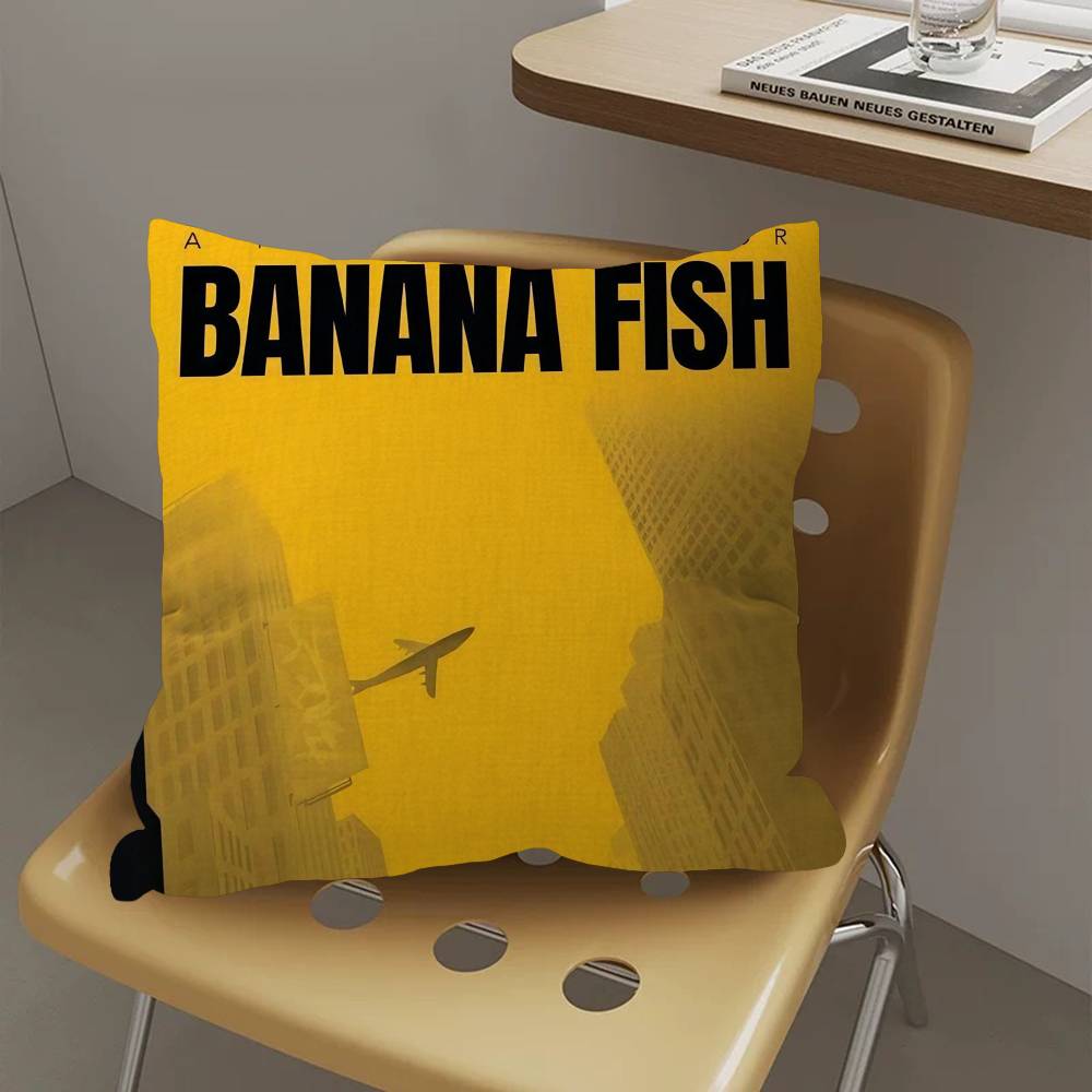 Аниме BANANA FISH Подушка Подарки Мебель для дома и офиса Спальня Диван Автомобильная Подушка Чехол 45x45см