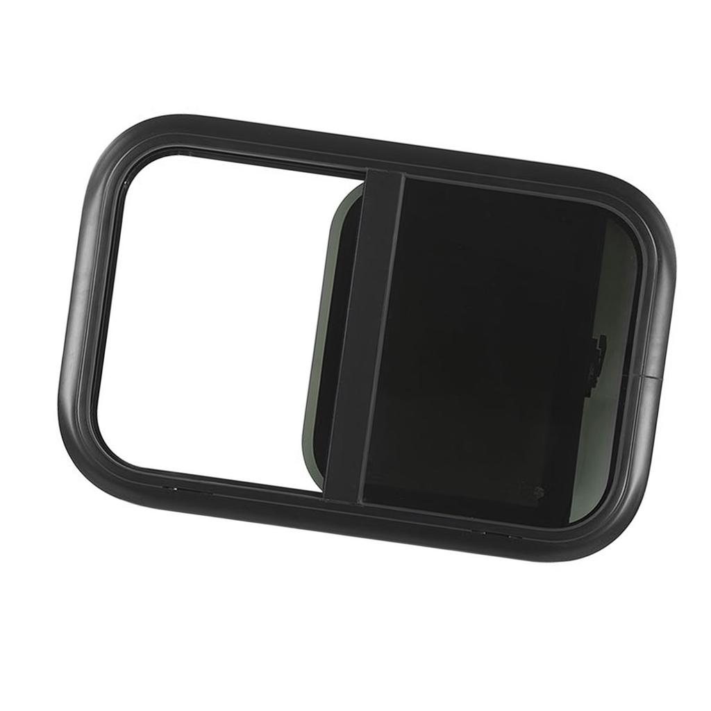 RV Push Pull Window with Insect Net Horizontal Round Corner Waterproof Window for Caravan Camper Trailer For 26‑31mm