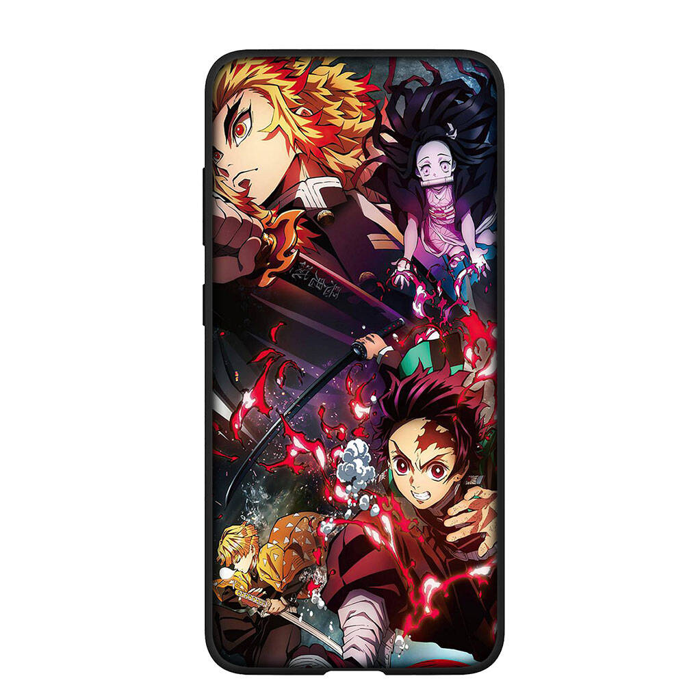 Phone Case for Samsung Galaxy S25 S23 S22 S24 Ultra FE A05 A06 A15 A16 A36 A37 A35 A54 A55 A56 A57 A25 A26 A53 A17 Demon Slayer Agatsuma Zenitsu Cover