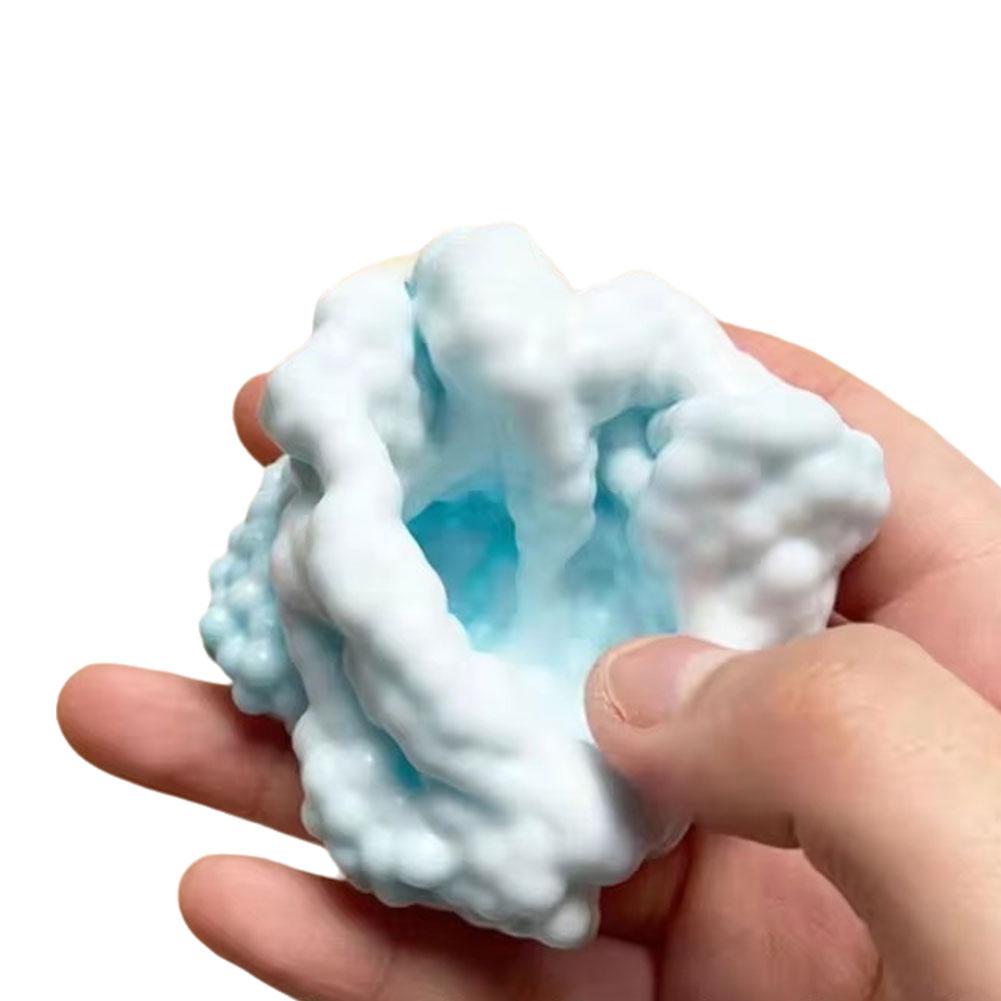 Grape Stressball Colorful Beads Shapeable Vacuum Ball Ball Ball Toys Noisy Sensory Stre Q5E6