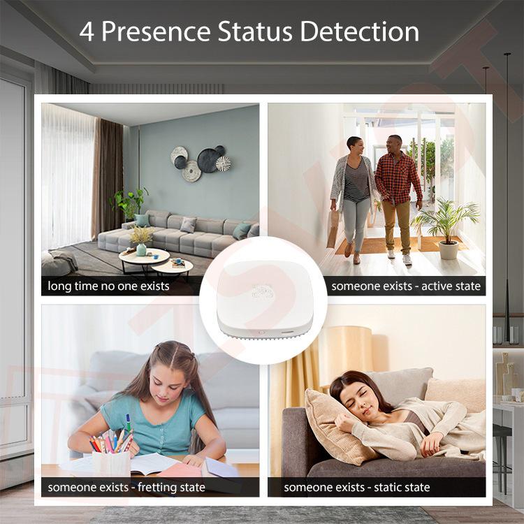 Tuya Smart 5,8 ГГц WiFi Датчик движения Радар для обнаружения человека в реальном времени