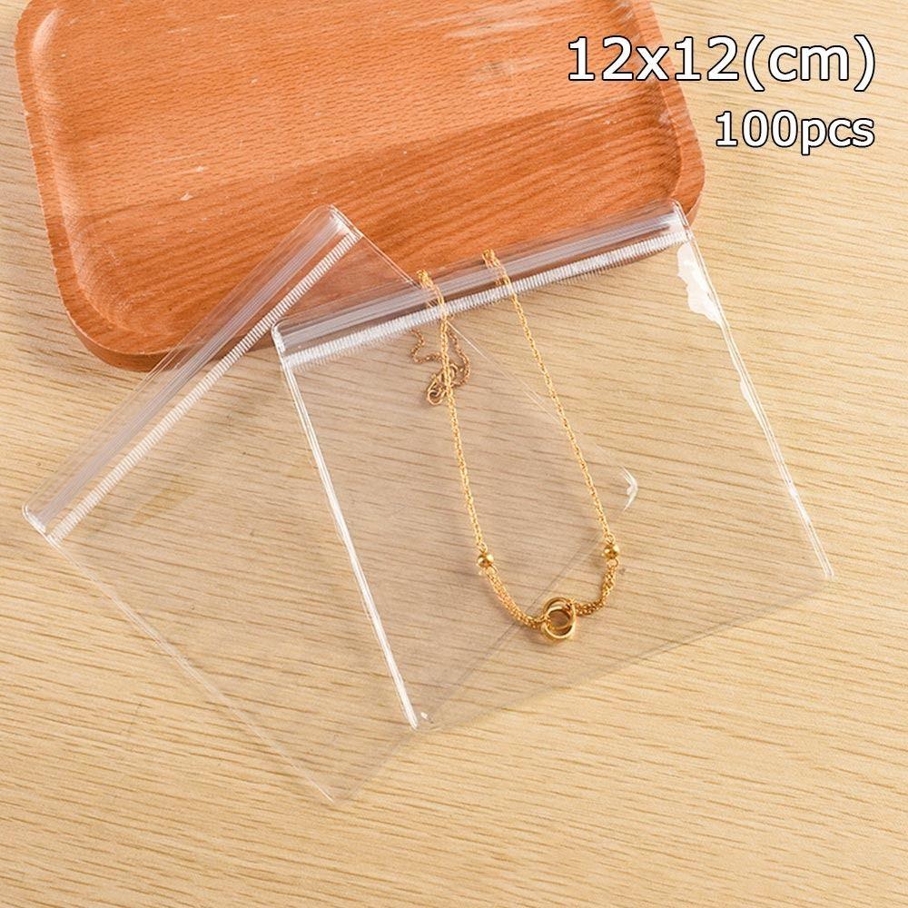 Мешочки для хранения ожерелий, браслетов, колец, Ювелирный мешочек, Пакеты с застежкой-молнией, Самозапечатывающийся пакет, ПВХ-пластик