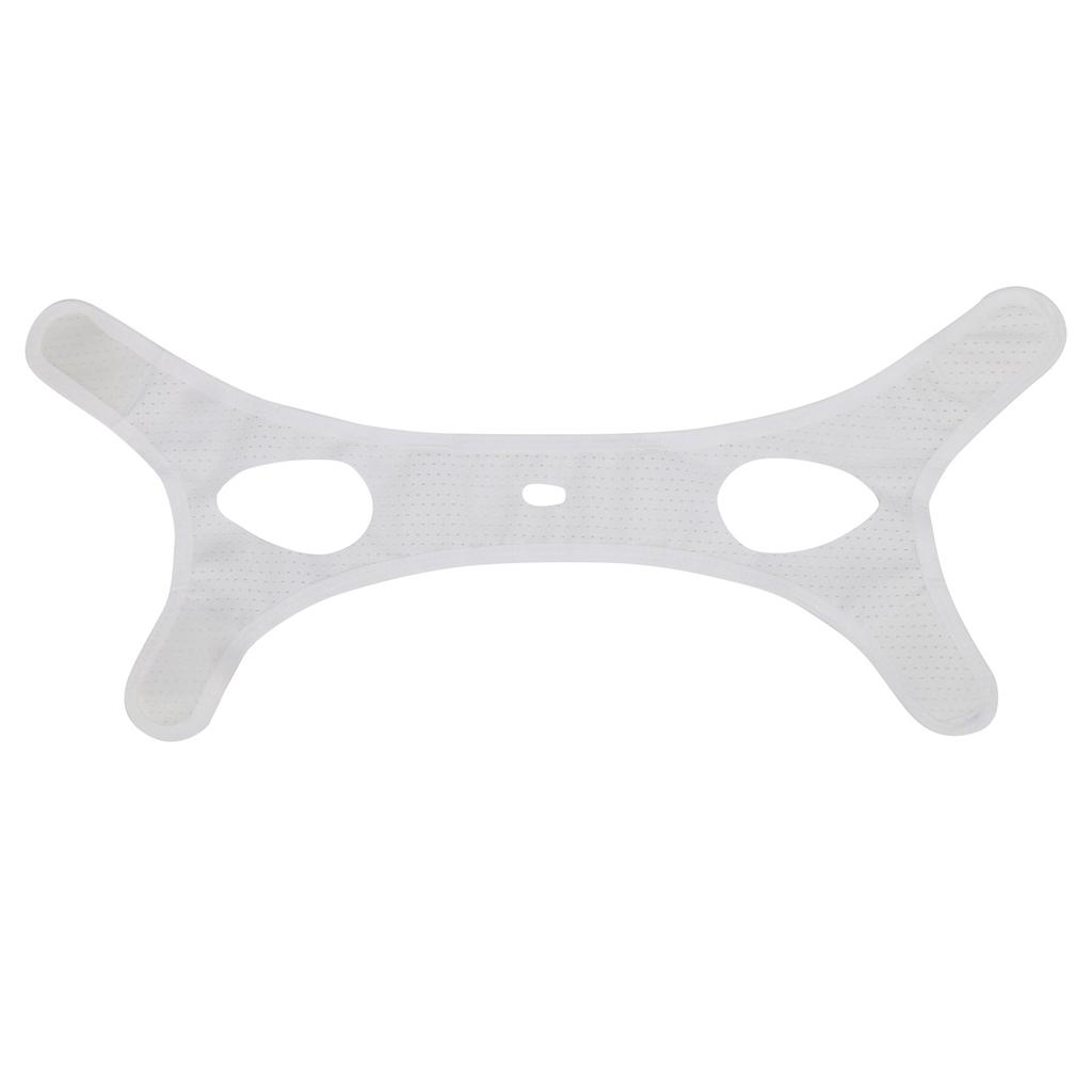 AntiSnoring Chin Strap Unisex Stop Snoring Mesh Breathable Strap Jaw Support Belt Bandage(White )