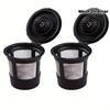 Многоразовые кофейные фильтры K-Cup, многоразовые капсулы-порции для кофе со встроенным сетчатым фильтром для Keurig 2.0/1.0