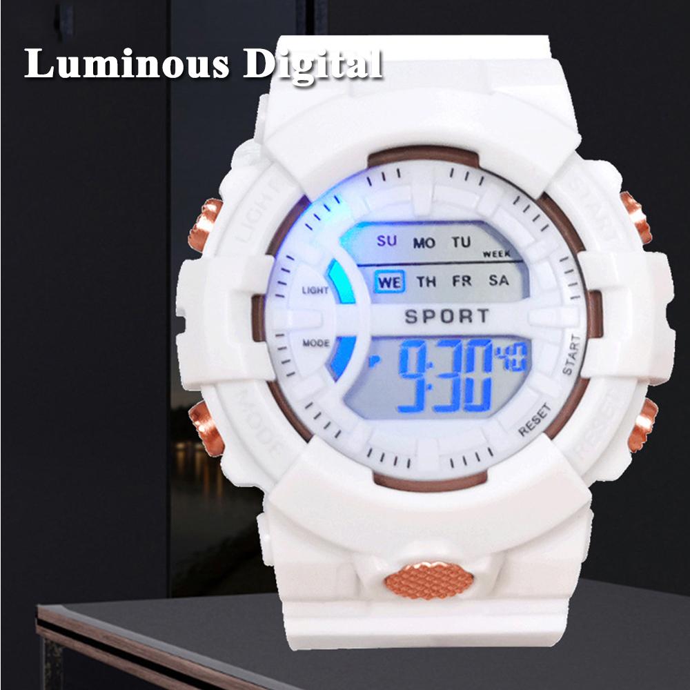 Sports Adjustable Students Luminous Wrist Watches LED Digital Watches Silicone Electronic Watch