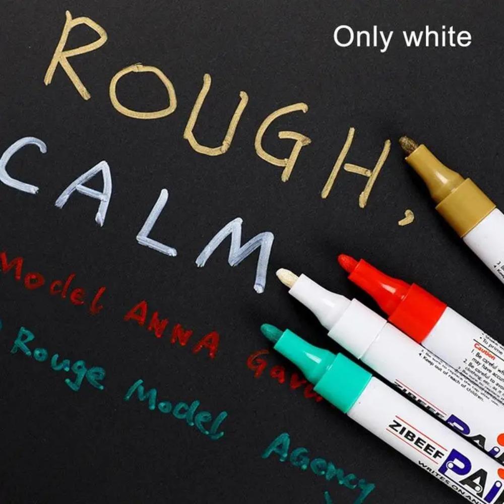 Металлическая ручка для подкраски автомобилей, перманентный золотой маркер для промышленности и искусства, набор маркеров для краски большой емкости