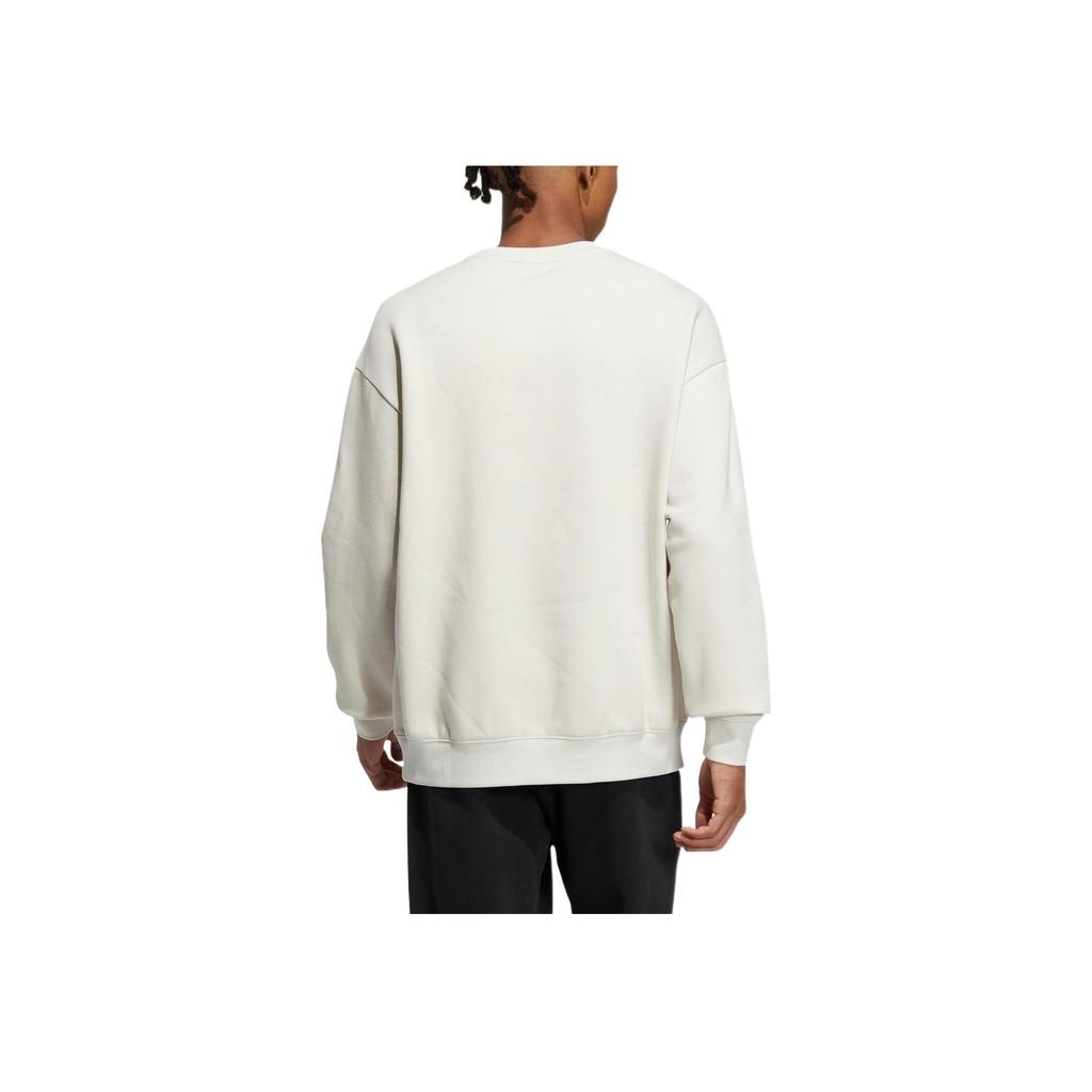 Adidas Neo сплошной цвет с принтом логотипа толстовка с круглым вырезом топы унисекс белый HY9656