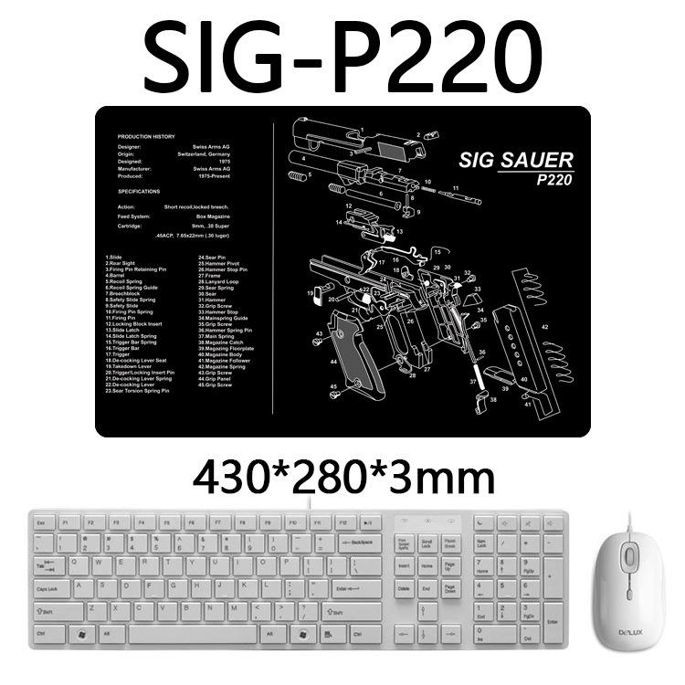 Ergonomic Mouse and Desk Pad for Office Use