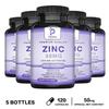 Pslalae High-Content Zinc Capsules, 50mg, Zinc Oxide Citrate Complex, Immune System, Dietary Supplement, Suitable for Adults