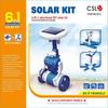 6in1 Solar Powered Diy Assembly Toy Plastic Puzzle Kit For Childrens Learning
