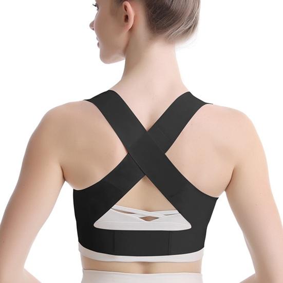 Корректор осанки для мужчин и женщин, регулируемый плечевой бандаж, расширенные ремни для улучшения осанки и предотвращения сутулости спины