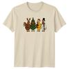 Christmas Chickens Holidays Unisex TShirt Unisexs Unisexs Graphic Tee Festive Fun
