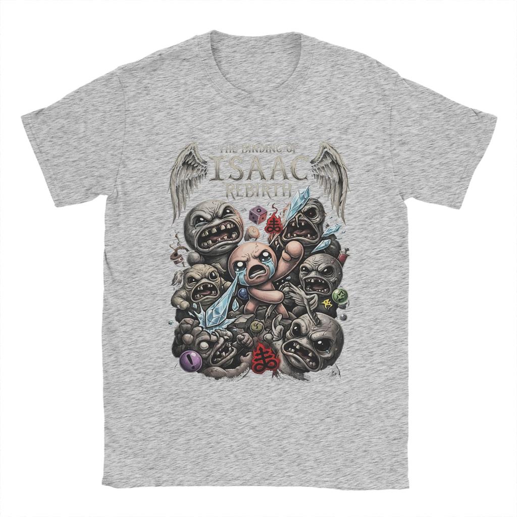 The Binding of Isaac Pixel Cotton T Shirt For Unisex Summer  Vintage T Shirts Crewneck Hippie Tees Big Size Hot Sale Clothing