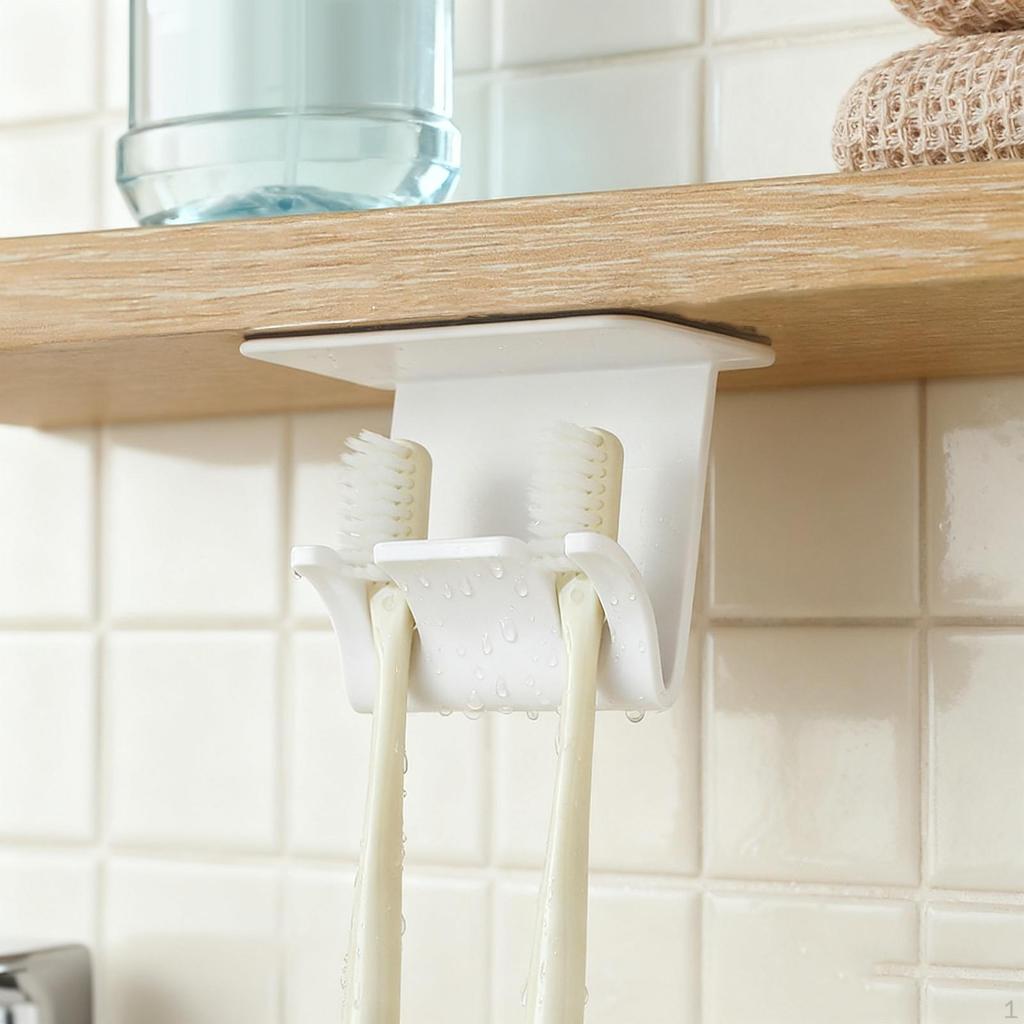 Держатель для зубных щеток Современные аксессуары для ванной комнаты Подвесная полка для хранения под шкафчиком для дома