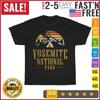 Vintage Yosemite National Park Campfire Vintage T Shirt Men Women Fashion NEW