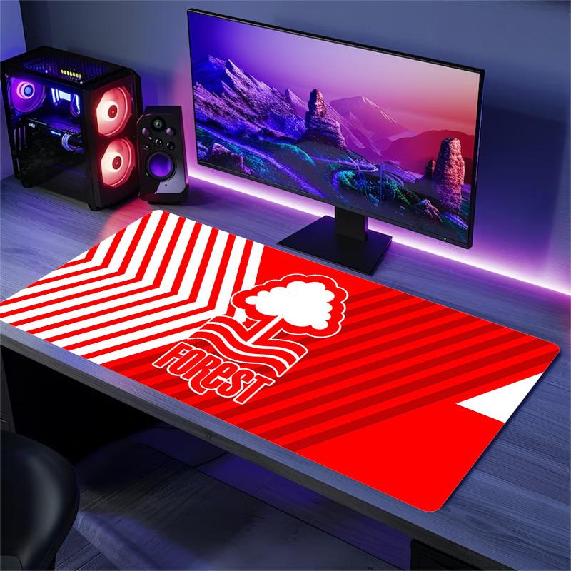 Nottingham Forest F.C Print Cushion Non-slip Laptop Tablet Big Mousepad XXL Mat Mini PC Playmat With Lock edge