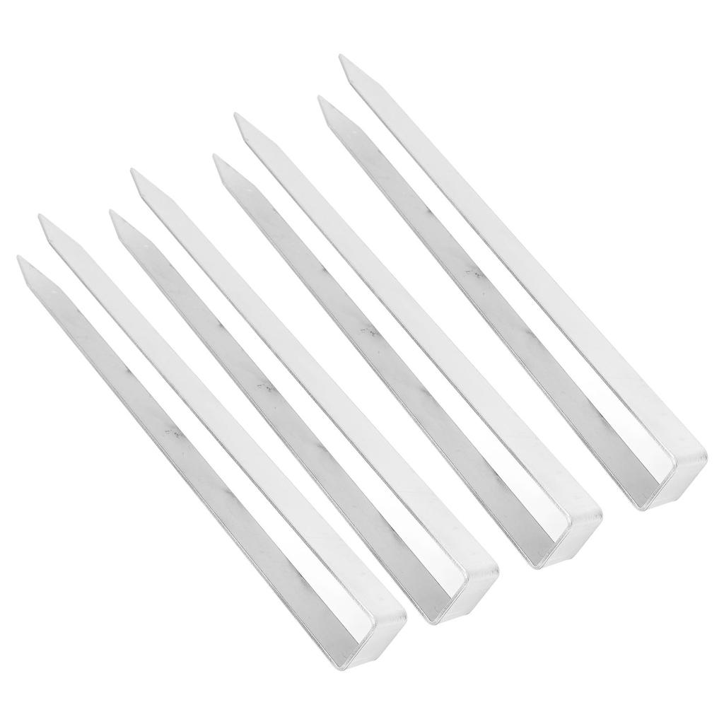 4 шт. U-образных колышков, прочные колышки для заземления из нержавеющей стали, U-образные анкеры для заземления арок-розеток для We