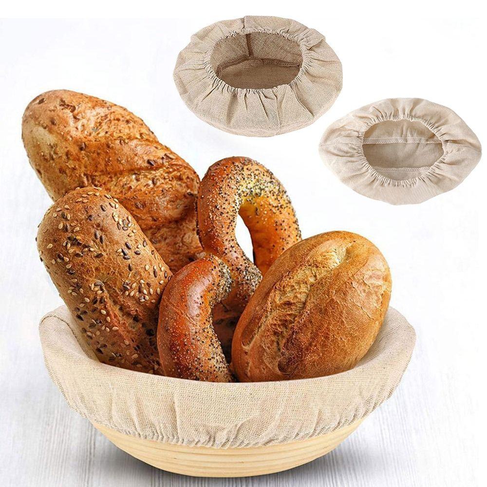 Wicker Fermentation Sourdough Basket Dougn Rattan Bread Proofing Baskets Bread Basket Cloth Liner