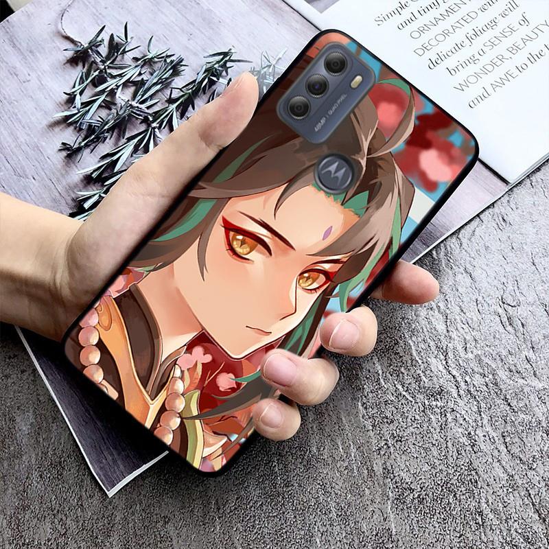 Чехол для телефона Xiao Genshin Impact для Motorola E7 Plus E32 E20 E40 Edge 20 Lite G22 G52 G20 G30 G100 G60 G50 G10 G Pure G Stylus