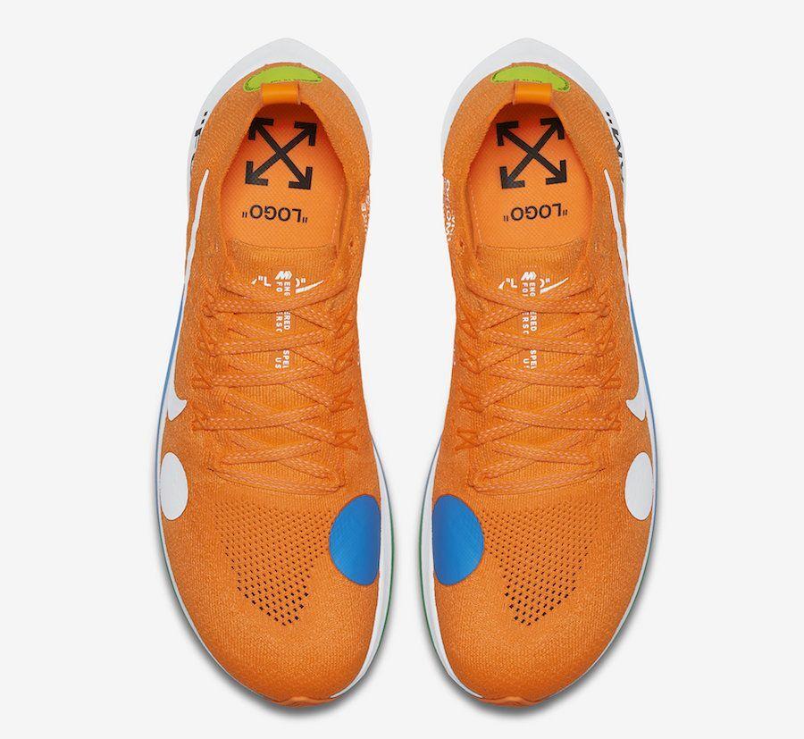 AO2115-800 Off-White A Nike Zoom Fly Mercurial Flyknit Total Orange (Мужской)