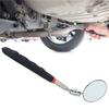 Under Car Inspection Mirror - 360° Swivel Telescopic Pole with LED Lights, Magnetic Foldable Search Mirror for Vehicle Maintenance