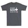 Fight Me U Lil Bitch Funny Muscle Duck Meme Humor Saying Vintage Unisexs TShirt