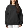 [Gemma Plus] [Golden Blend Fabric That Covers the Buttocks] Trainer Ladies Relaxing Spring Pullover Sweatshirt Long Sleeve Sweatshirt Big Sweatshirt