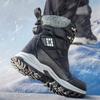 Men's Winter Fur One Padded Waterproof Cozy Warm Cold Lightweight Hiking Waterproof Non-slip High-top Snow Boots