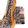 Sunscreen Voile Thin Women Scarf Hijab Classic Leopard Print Scarves Soft Lady Foulard Viscose Female Wrap Shawls