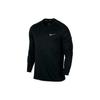Solid Color Crew Neck Sports Long Sleeve T-Shirt Men Tops Black 833594-010