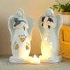 Pet Memorial Lamp Cat Dog Electronic Candle Souvenir Kitten Puppy Dogs Memory Lamps Pets Cats Dog Tombstone Memories Supplies