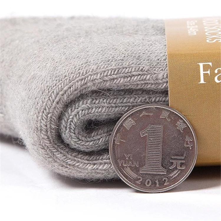 5 пар мужских шерстяных носков, зимние теплые повседневные толстые мужские простые однотонные мужские носки высокого качества