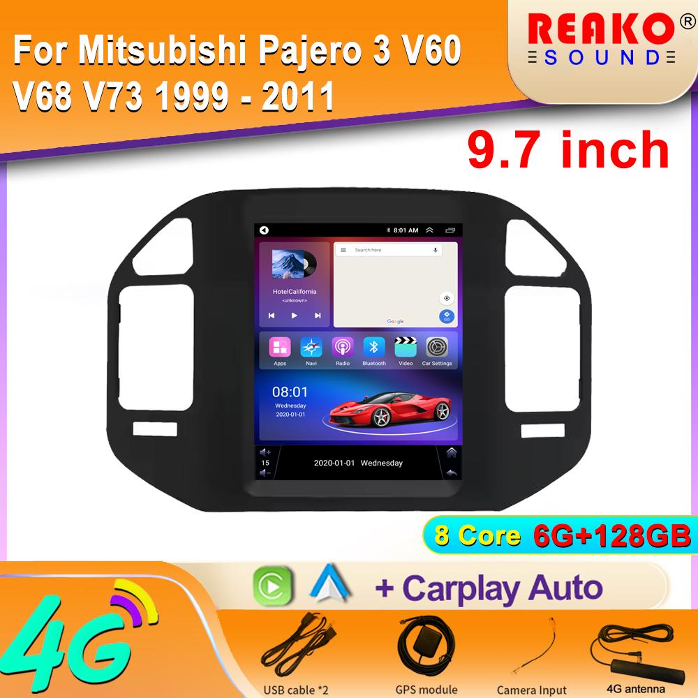 WIFI для Mitsubishi Pajero 3 V60 V68 V73 1999 - 2011 Android Auto Car Radio GPS Navigation Мультимедиа Стерео Carplay 2din DVD