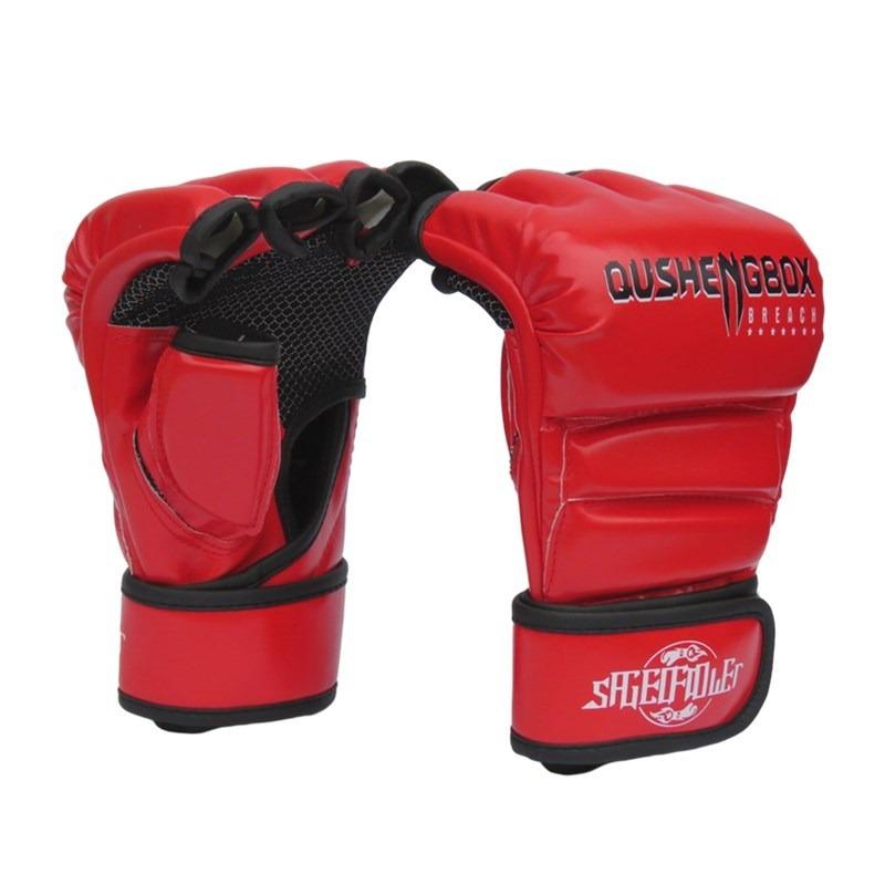Перчатки для бокса MMA Half Finger, перчатки для тайского бокса с песком, перчатки для карате, специальные защитные перчатки для тренировок по боевым искусствам