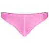 Mens Glossy Low Rise Briefs Solid Color Elastic Waistband Underpants Underwear Swimwear
