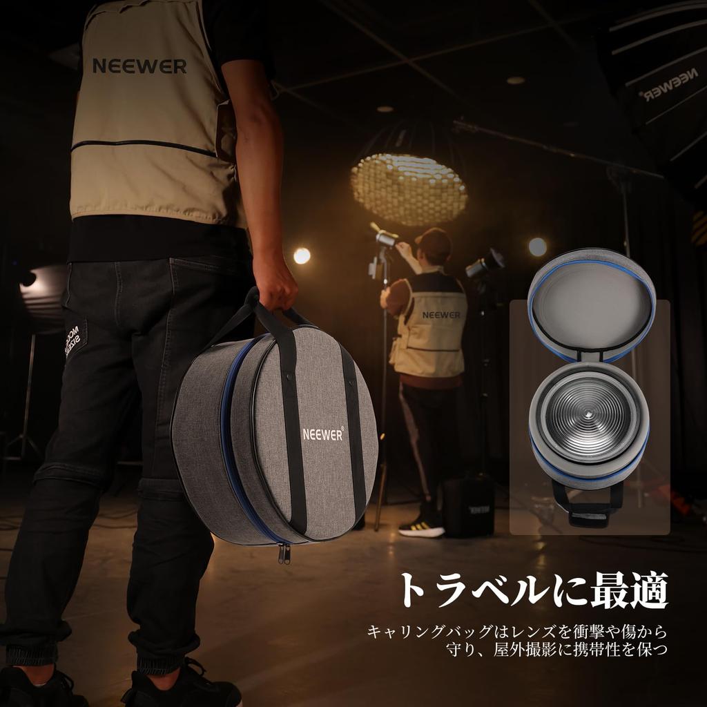 Фокусирующая линза Френеля NEEWER с креплением Bowens с переменным углом луча и шторками для CB300B CB300C CB200 CB200B CB200C AS600B 600 Вт LED Video CSF10