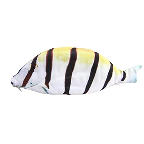 Creative Gift Fish Shape Pencil Bag Pen Case Zipper Pouch School Stationery